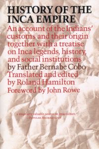 Book Cover for History of the Inca Empire by Bernabé Cobo, Roland Hamilton