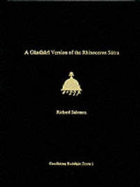 Book Cover for A Gandhari Version of the Rhinoceros Sutra by Richard Salomon, Andrew Glass