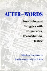 Book Cover for After-words by David Patterson