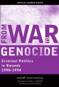 Book Cover for From War to Genocide by André Guichaoua