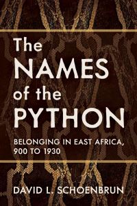 Book Cover for The Names of the Python by David Lee Schoenbrun