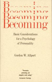 Book Cover for Becoming by Gordon W Allport
