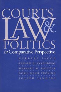 Book Cover for Courts, Law, and Politics in Comparative Perspective by Herbert Jacob
