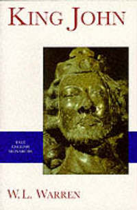 Book Cover for King John by W L Warren