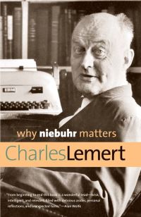 Book Cover for Why Niebuhr Matters by Charles C Lemert