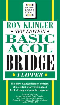 Book Cover for Basic Acol Bridge Flipper by Ron Klinger