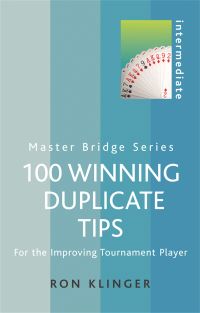 Book Cover for 100 Winning Duplicate Tips by Ron Klinger