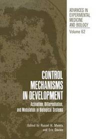 Book Cover for Control Mechanisms in Development by Russel Meints