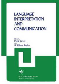 Book Cover for Language Interpretation and Communication by D Gerver