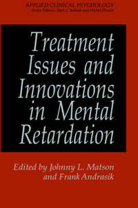 Book Cover for Treatment Issues and Innovations in Mental Retardation by Johnny L Matson, Frank Andrasik