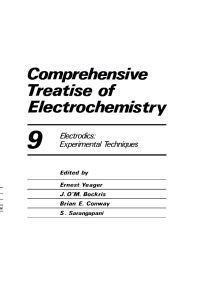 Book Cover for Comprehensive Treatise of Electrochemistry. Vol.9 Electrodics by Ernest Yeager