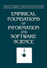 Book Cover for Empirical Foundations of Information and Software Science by Jagdish C Agrawal