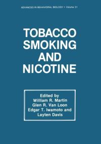 Book Cover for Tobacco Smoking and Nicotine by William R Martin