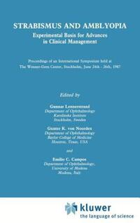 Book Cover for Strabismus and Amblyopia by Gunnar Lennerstrand, Gunter K Von Noorden, E C Campos