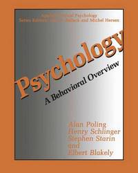 Book Cover for Psychology by Alan Poling