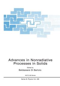 Book Cover for Advances in Nonradiative Processes in Solids by NATO Advanced Study Institute on Advances in Nonradiative Processes in Solids, Baldassare Di Bartolo, Xuesheng Chen, North Atlantic Treaty Organization