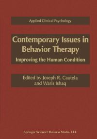 Book Cover for Contemporary Issues in Behavior Therapy by Joseph R Cautela, Waris Ishaq