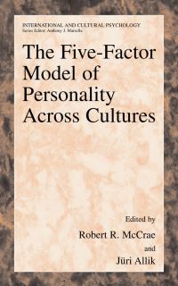 Book Cover for The Five-Factor Model of Personality Across Cultures by Robert R McCrae, IU Allik