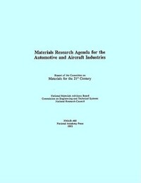 Book Cover for Materials Research Agenda for the Automotive and Aircraft Industries by National Research Council US, B H Kear