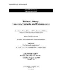 Book Cover for Science Literacy by Engineering, and Medicine US National Academies of Sciences