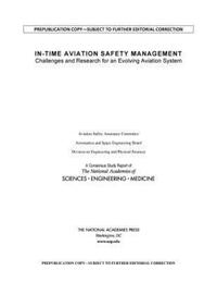 Book Cover for In-Time Aviation Safety Management by Engineering, and Medicine US National Academies of Sciences