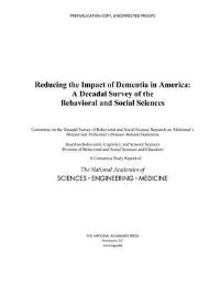 Book Cover for Reducing the Impact of Dementia in America by Engineering, and Medicine US National Academies of Sciences