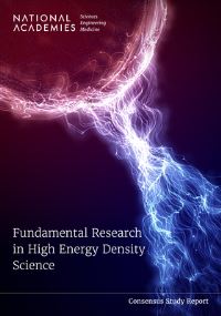 Book Cover for Fundamental Research in High Energy Density Science by Engineering, and Medicine US National Academies of Sciences