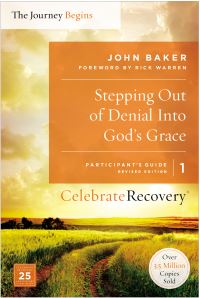 Book Cover for Stepping Out of Denial Into God's Grace Participant's Guide 1 by John Baker