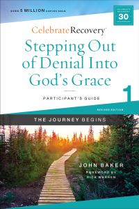 Book Cover for Stepping Out of Denial Into God's Grace Participant's Guide 1 by John Baker