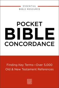 Book Cover for Pocket Bible Concordance by Thomas Nelson