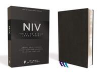 Book Cover for Niv, Thinline Bible, Large Print, Premium Leather, Goatskin, Black, Premier Collection, Comfort Print by Zondervan