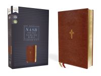 Book Cover for NASB, Thinline Bible, Leathersoft, Brown, Red Letter, 1995 Text, Comfort Print by Zondervan