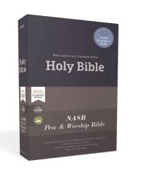 Book Cover for NASB, Church Bible (Pew Bible), Hardcover, Blue, 1995 Text, Comfort Print by Zondervan