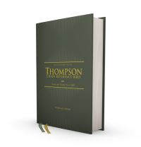 Book Cover for ESV, Thompson Chain-Reference Bible, Hardcover, Green, Red Letter by Zondervan
