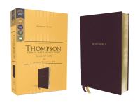 Book Cover for KJV, Thompson Chain-Reference Bible, Handy Size, Leathersoft, Burgundy, Red Letter, Comfort Print by Zondervan