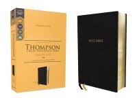 Book Cover for KJV, Thompson Chain-Reference Bible, Handy Size, European Bonded Leather, Black, Red Letter, Comfort Print by Zondervan