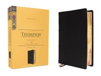 Book Cover for KJV, Thompson Chain-Reference Bible, Large Print, Genuine Leather, Cowhide, Black, Red Letter, Comfort Print by Zondervan