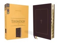 Book Cover for KJV, Thompson Chain-Reference Bible, Leathersoft, Burgundy, Red Letter, Thumb Indexed, Comfort Print by Zondervan