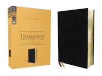 Book Cover for KJV, Thompson Chain-Reference Bible, European Bonded Leather, Black, Red Letter, Comfort Print by Zondervan