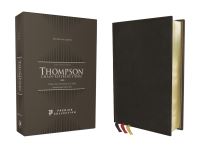 Book Cover for KJV, Thompson Chain-Reference Bible, Premium Goatskin Leather, Black, Premier Collection, Art Gilded Edges, Black Letter, Comfort Print by Zondervan