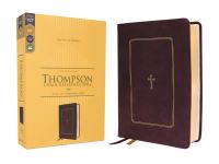 Book Cover for KJV, Thompson Chain-Reference Bible, Leathersoft, Burgundy, Red Letter, Comfort Print by Zondervan
