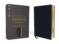 Book Cover for NASB, Thompson Chain-Reference Bible, Large Print, Leathersoft, Navy, 1995 Text, Red Letter, Comfort Print by Zondervan