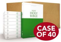 Book Cover for NIrV, Economy Bible, Paperback, Case of 40 by Zondervan