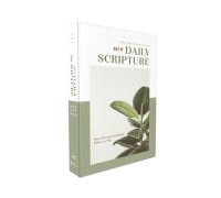 Book Cover for Niv, Daily Scripture, Paperback, White/Sage, Comfort Print by Zondervan