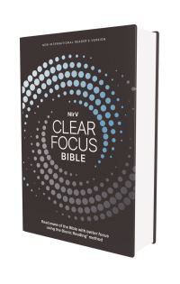Book Cover for NIrV, Clear Focus Bible, Hardcover, Charcoal/Blue by Zondervan