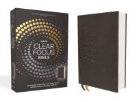 Book Cover for NASB, Clear Focus Bible, Leathersoft, Charcoal Brown by Zondervan