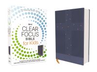 Book Cover for NIrV, Clear Focus Bible for Kids (Help Kids With ADHD or Dyslexia Read With Confidence), Leathersoft, Blue by Zondervan
