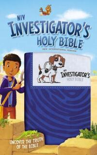 Book Cover for Niv, Investigator's Holy Bible, Leathersoft, Blue by Zondervan