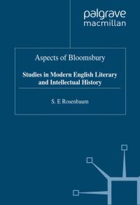 Book Cover for Aspects of Bloomsbury by S P Rosenbaum