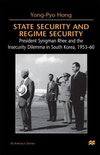 Book Cover for State Security and Regime Security by Yongpyo Hong